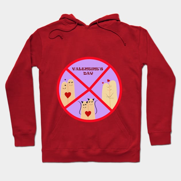 valentine fingers 3 Hoodie by MCBZ